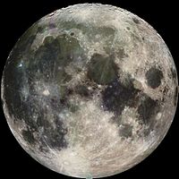 Місяць (супутник) — Вікіпедія